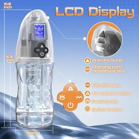 2025 legkelendőbb új maszurbátora 🚀 – 💋 Teljesen átlátszó vibráló, szívó és nyögdécselő férfi maszurbátor 🎁