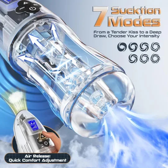 2025 legkelendőbb új maszurbátora 🚀 – 💋 Teljesen átlátszó vibráló, szívó és nyögdécselő férfi maszurbátor 🎁