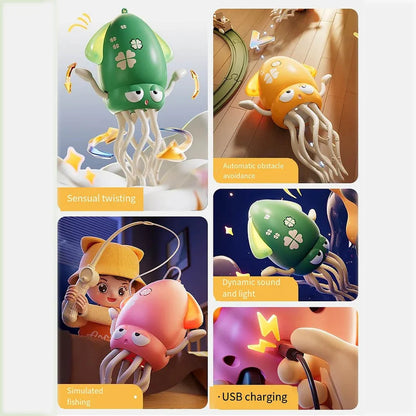 Táncoló polip játék