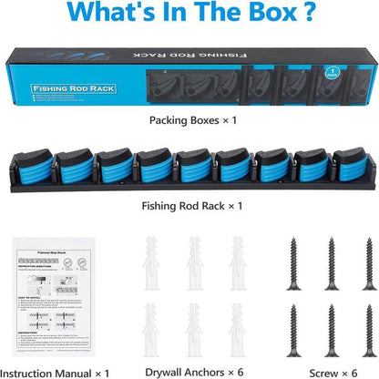✨AZ UTOLSÓ NAPON CSAK 49% KEDVEZMÉNY🔥Fali horgászbottartó