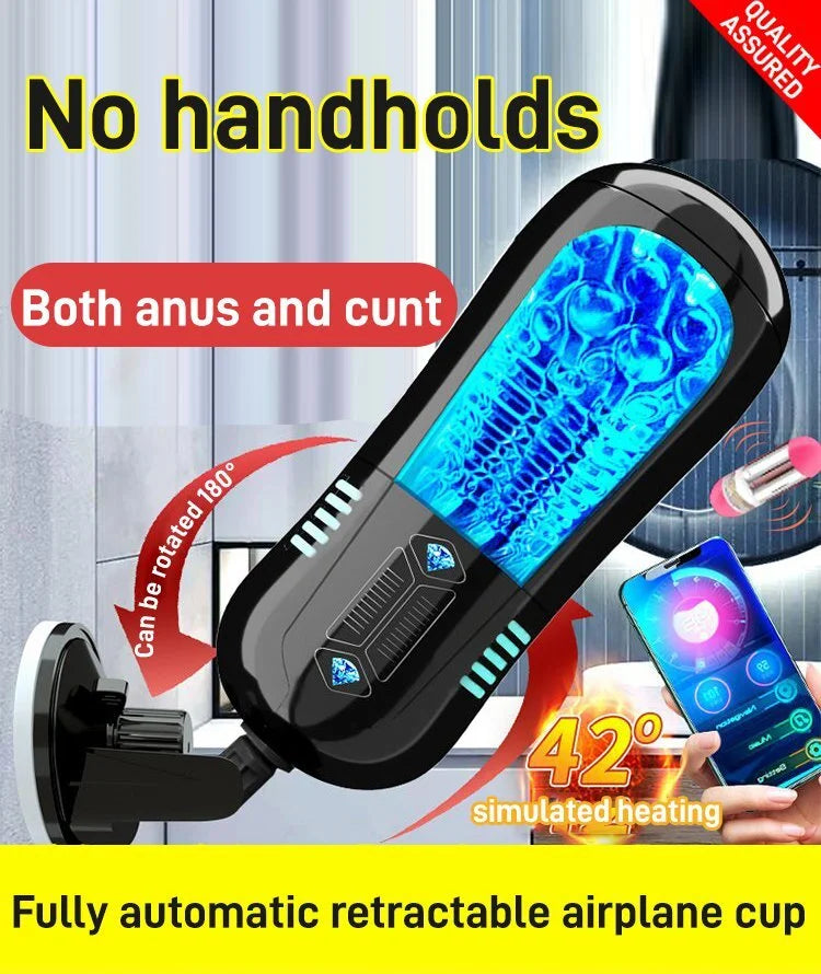 【Diszkrét kézbesítés】 Teljesen automatikus, kézhasználatot nem igénylő, visszahúzható relaxációs pohár