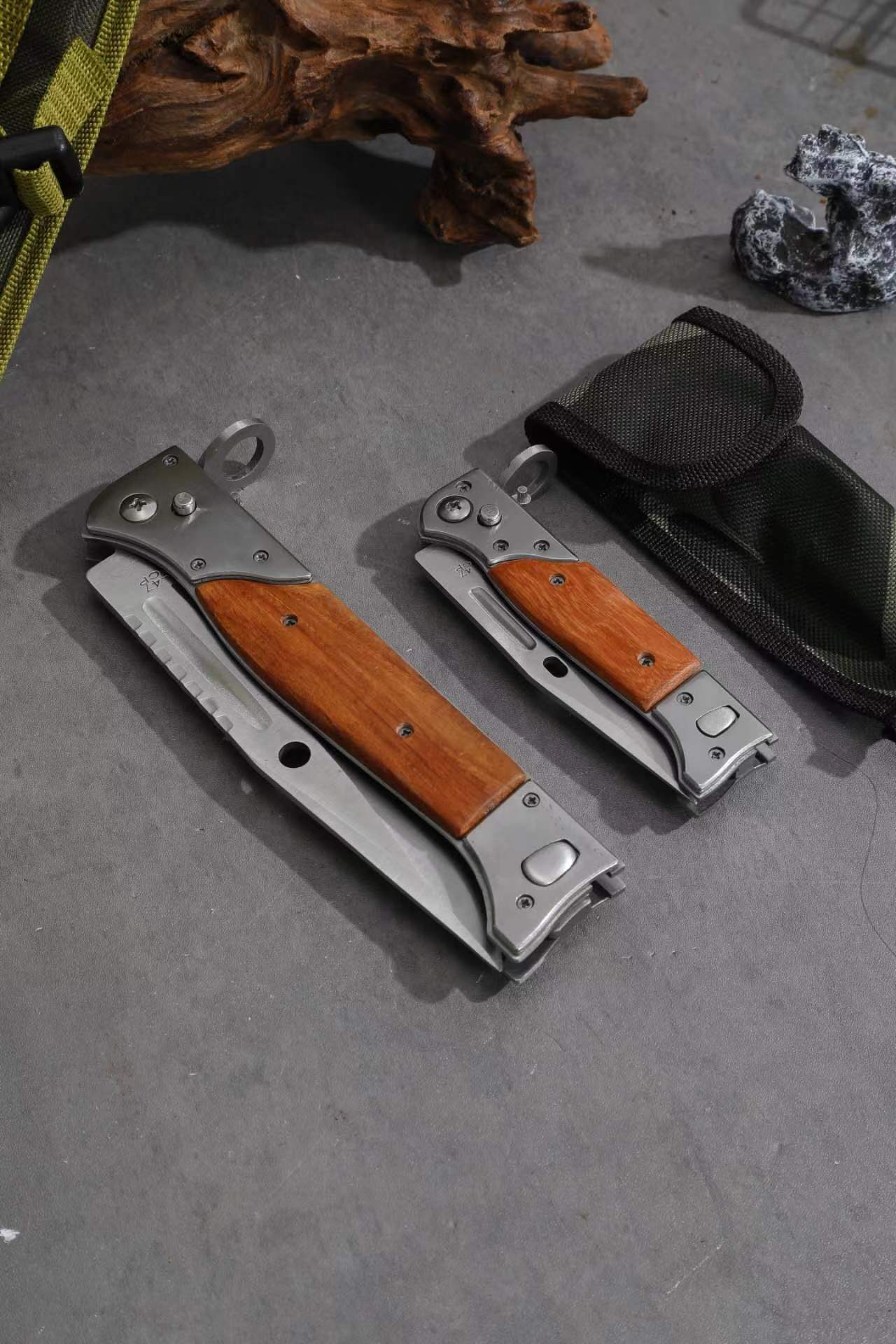 AK Automata Összecsukható Konyhakés (Újonnan Fejlesztett M390 Acél Penge) (Bővített Változat)