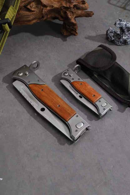 AK Automata Összecsukható Konyhakés (Újonnan Fejlesztett M390 Acél Penge) (Bővített Változat)