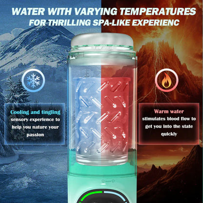 😍Heaven - 5 az 1-ben funkciós automata férfi maszurbátor és szívó péniszpumpa 🎁