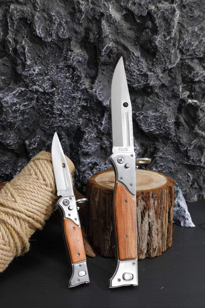 AK Automata Összecsukható Konyhakés (Újonnan Fejlesztett M390 Acél Penge) (Bővített Változat)