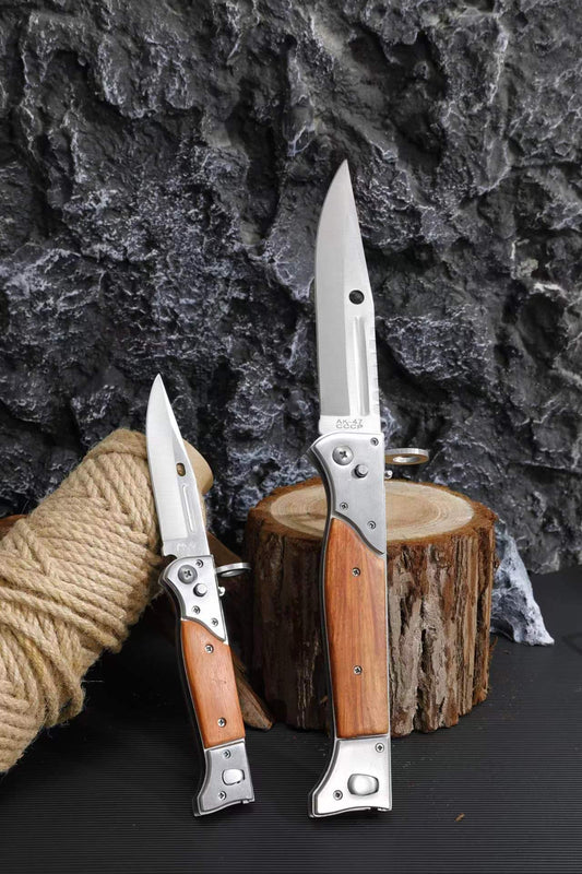 AK Automata Összecsukható Konyhakés (Újonnan Fejlesztett M390 Acél Penge) (Bővített Változat)